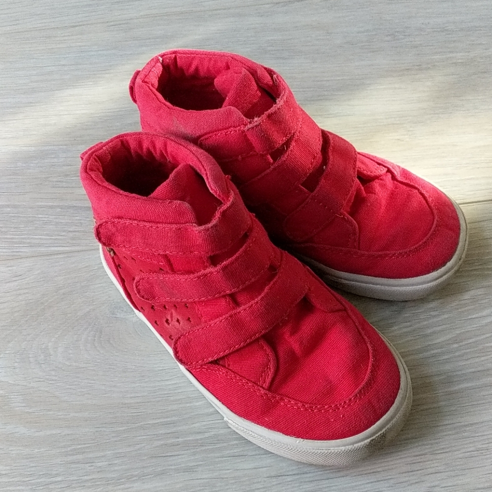 Red Hi- Top Shoes